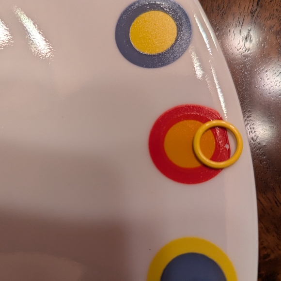 Corelle dinner plates set/4 big dots - Picture 7 of 7